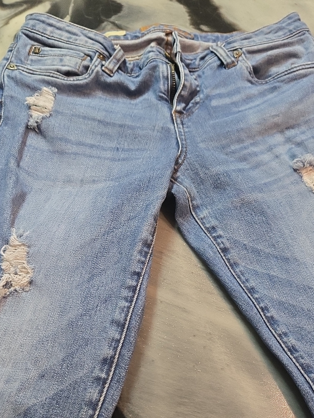 KUT Blue Distressed Women’s Jeans